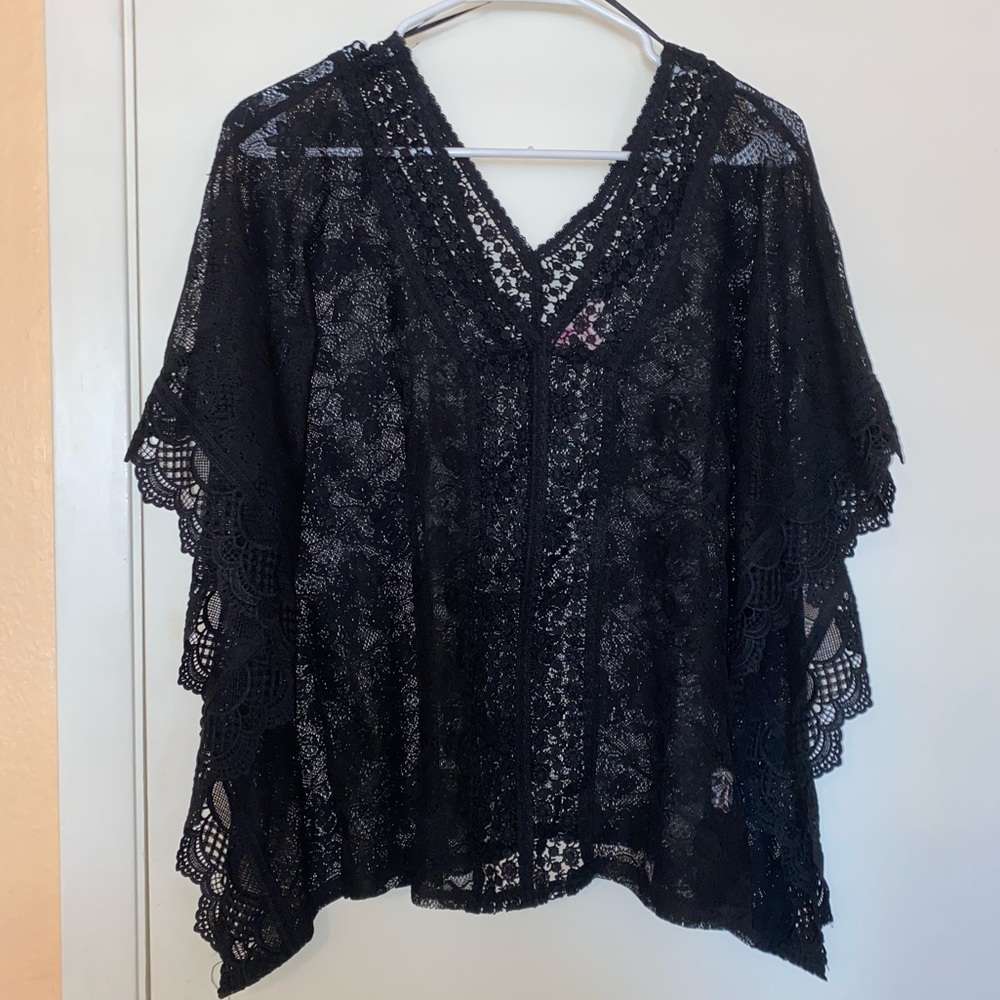 Black Lace Cover Up